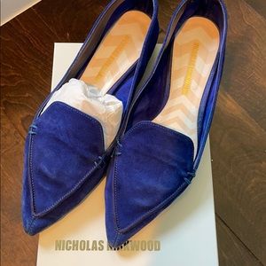 Nicholas Kirkwood Beya Metallic Leather Loafers